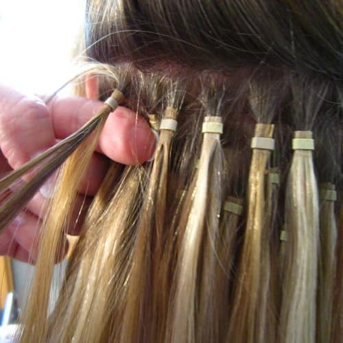 extension capelli con anelli
