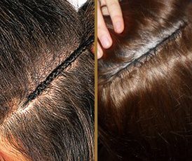 extension capelli con treccia